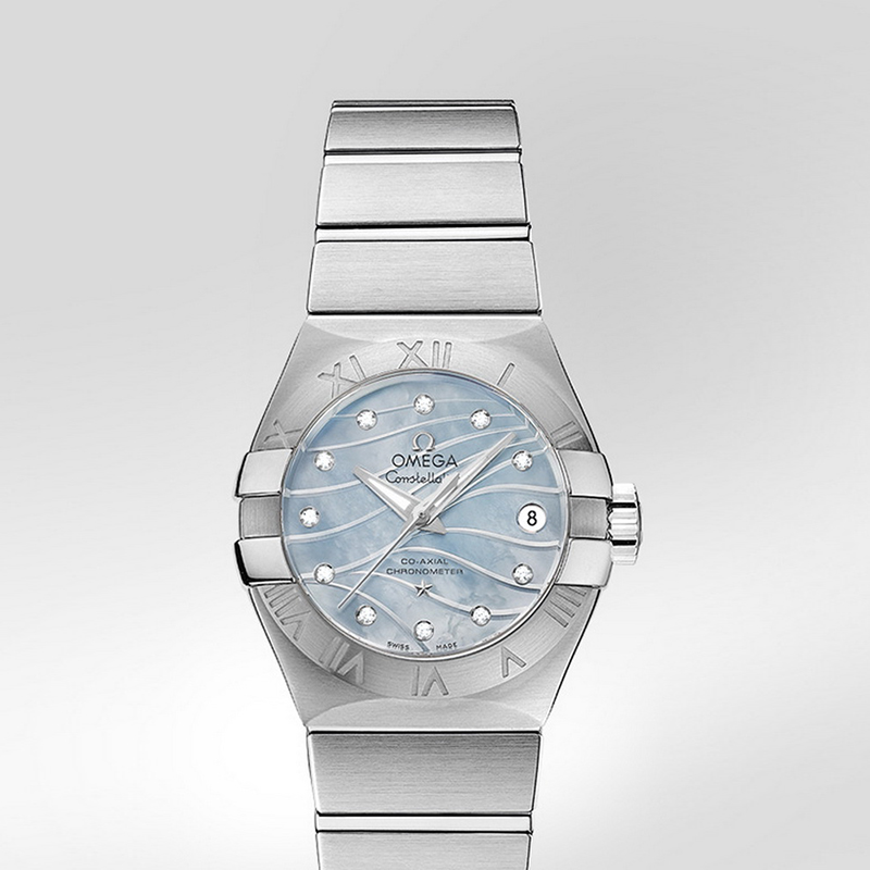 omega-Constellation-fake-blue-mother-of-pearl-dials