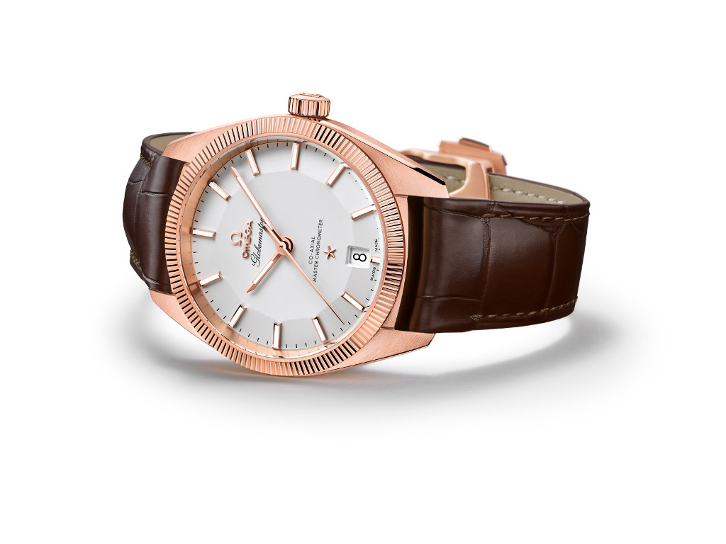 omega-constellation-fake-brown-leather-straps